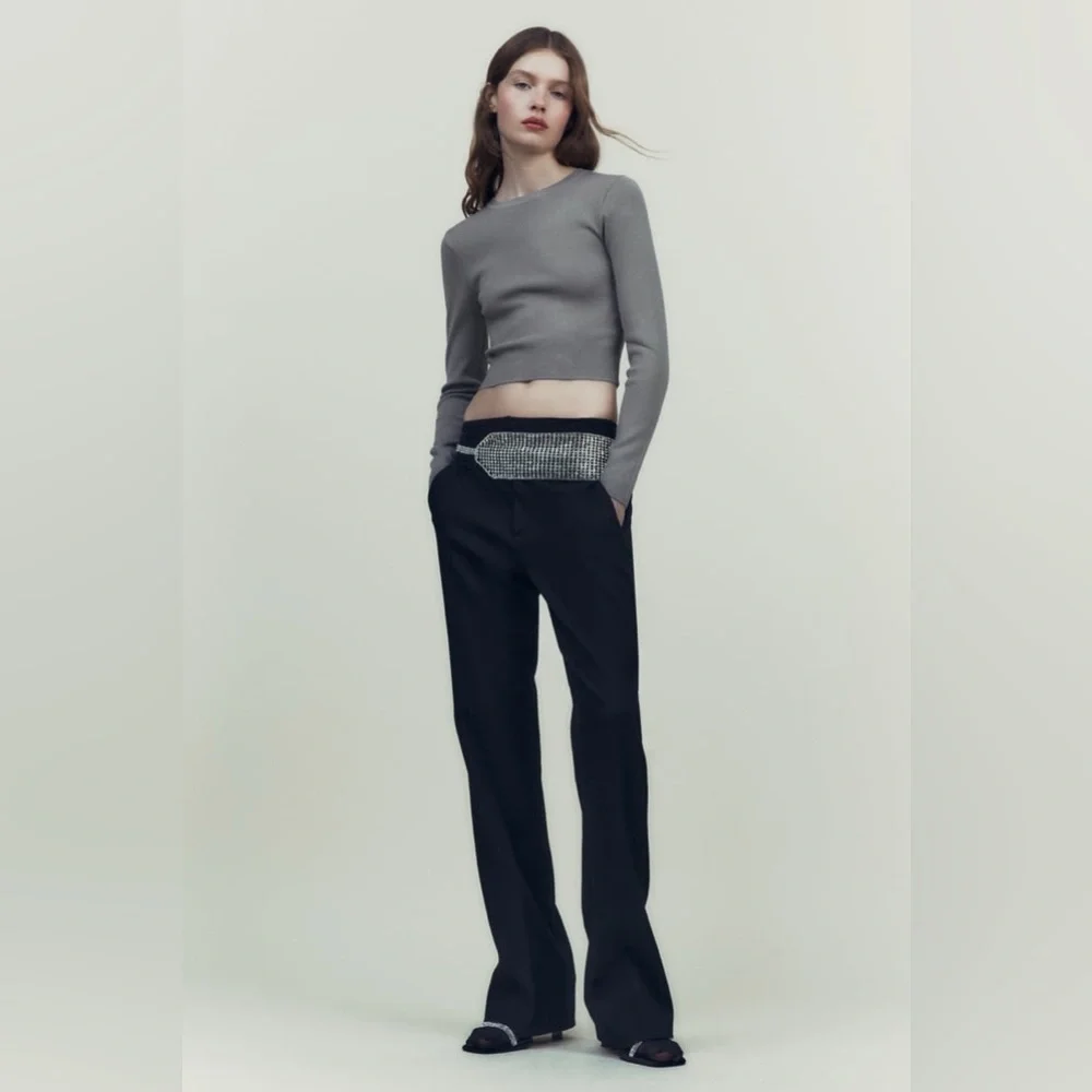 ZARA Rhinestone Belt